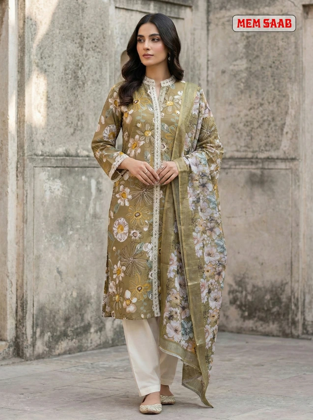 Pista Green Kurta - Front